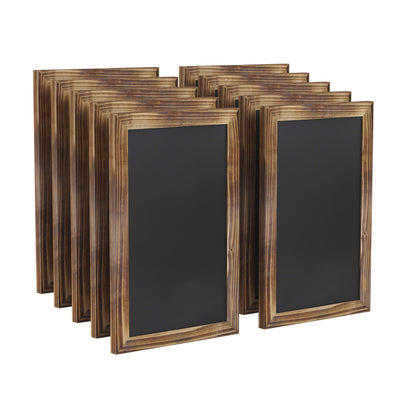 Set of 10 Wall Mounted Magnetic Chalkboards - View 1