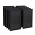 Rustic Black |#| Set of 10 Wall Mounted Magnetic Chalkboards in Black - 9.5" x 14"
