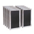 White Wash |#| Set of 10 Wall Mounted Magnetic Chalkboards in Whitewashed - 9.5" x 14"