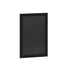 Black,18"W x 0.75"D x 24"H |#| 18" x 24" Wall Mounted Magnetic Chalkboard with Wooden Frame -Black