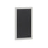 Solid White,20"W x 0.75"D x 30"H |#| 20" x 30" Wall Mounted Magnetic Chalkboard with Wooden Frame -White