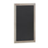 Weathered Brown,24"W x 0.75"D x 36"H |#| 24" x 36" Wall Mounted Magnetic Chalkboard with Wooden Frame -Weathered