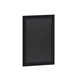 Black,18inchW x 0.75inchD x 24inchH |#| 18inch x 24inch Wall Mounted Magnetic Chalkboard with Wooden Frame -Black