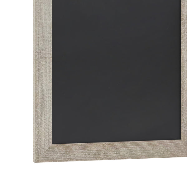 Torched Brown,32inchW x 46inchL |#| 32inch x 46inch Wall Mounted Magnetic Chalkboard with Wooden Frame - Torched Brown