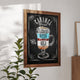Torched Brown,32inchW x 46inchL |#| 32inch x 46inch Wall Mounted Magnetic Chalkboard with Wooden Frame - Torched Brown