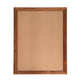 Torched Brown,32inchW x 46inchL |#| 32inch x 46inch Wall Mounted Magnetic Chalkboard with Wooden Frame - Torched Brown