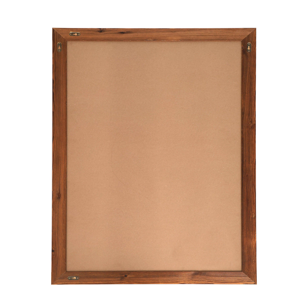 Torched Brown,32inchW x 46inchL |#| 32inch x 46inch Wall Mounted Magnetic Chalkboard with Wooden Frame - Torched Brown