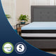 King |#| King 10inch Mattress & Gel Memory Foam Topper Bundle Set