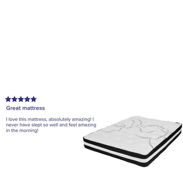 Full |#| 10inch Hybrid Pocket Spring Mattress, Full Mattress in a Box - Premium Mattress