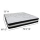 King |#| King 12inch Mattress & Gel Memory Foam Topper Bundle Set