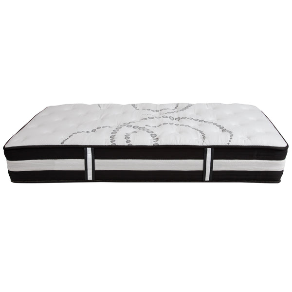 Twin |#| 12inch Hybrid Pocket Spring Mattress, Twin Mattress in a Box - Premium Mattress