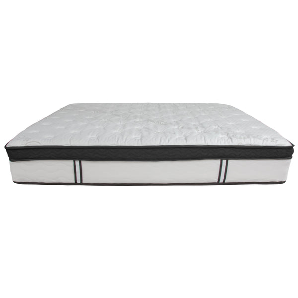 King |#| 12 Inch Hybrid Memory Foam Pocket Spring Mattress, King Mattress in a Box