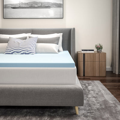 Capri Comfortable Sleep 2 inch Cool Gel Memory Foam Mattress Topper - View 2