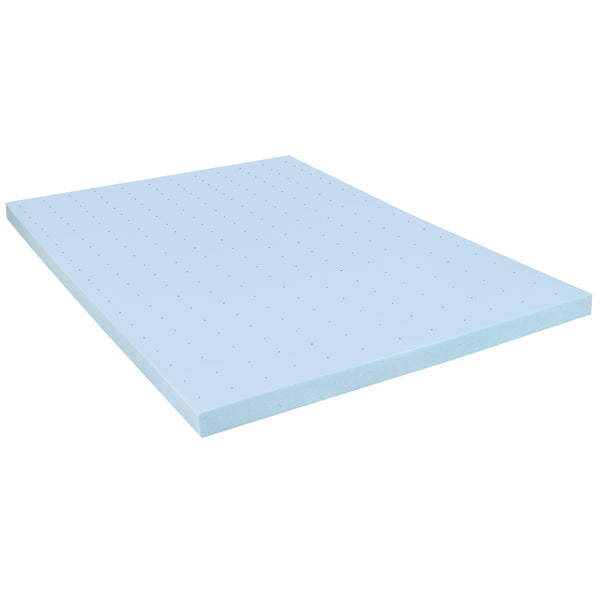 Full |#| 3inch Cool Gel Infused Hypoallergenic Cooling Memory Foam Mattress Topper - Full