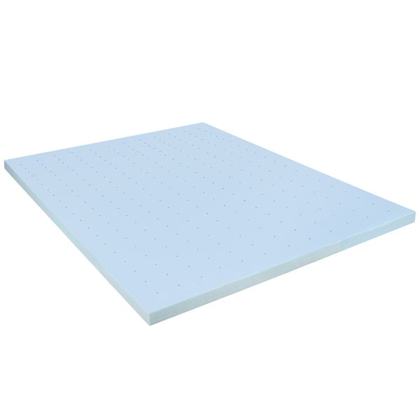 Queen |#| 3inch Cool Gel Infused Hypoallergenic Cooling Memory Foam Mattress Topper - Queen