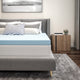 Queen |#| 3inch Cool Gel Infused Hypoallergenic Cooling Memory Foam Mattress Topper - Queen