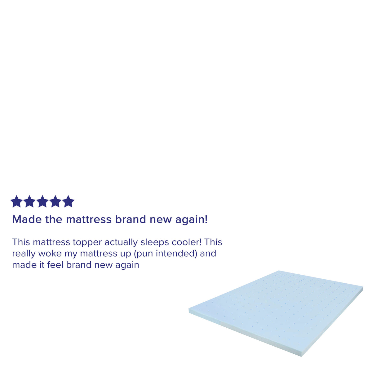 Queen |#| 3inch Cool Gel Infused Hypoallergenic Cooling Memory Foam Mattress Topper - Queen