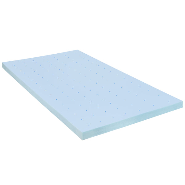 Twin |#| 3inch Cool Gel Infused Hypoallergenic Cooling Memory Foam Mattress Topper - Twin