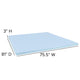 King |#| 3inch Cool Gel Infused Hypoallergenic Cooling Memory Foam Mattress Topper - King