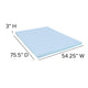 Full |#| 3inch Cool Gel Infused Hypoallergenic Cooling Memory Foam Mattress Topper - Full