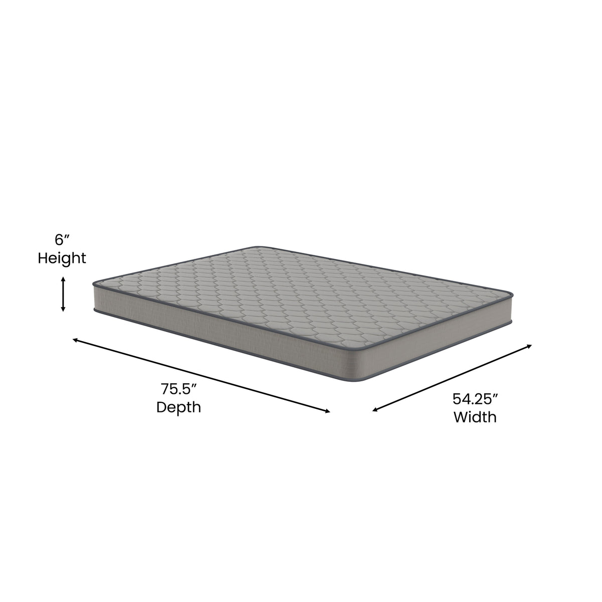 Full |#| 6inch Hybrid Innerspring Mattress, Full Mattress in a Box - Premium Mattress