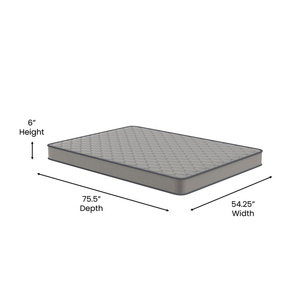 Full |#| 6inch Hybrid Innerspring Mattress, Full Mattress in a Box - Premium Mattress