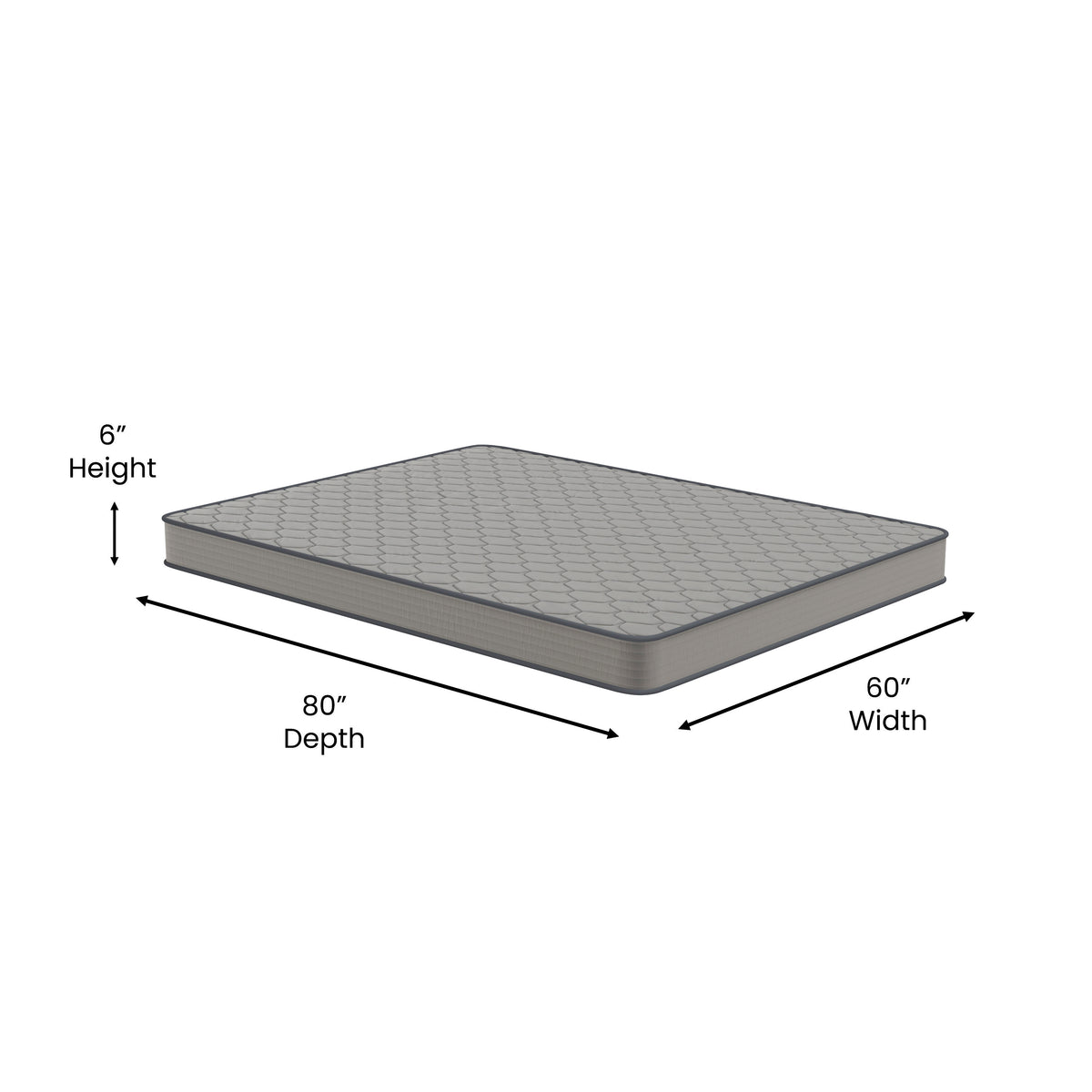 Queen |#| 6inch Hybrid Innerspring Mattress, Queen Mattress in a Box - Premium Mattress