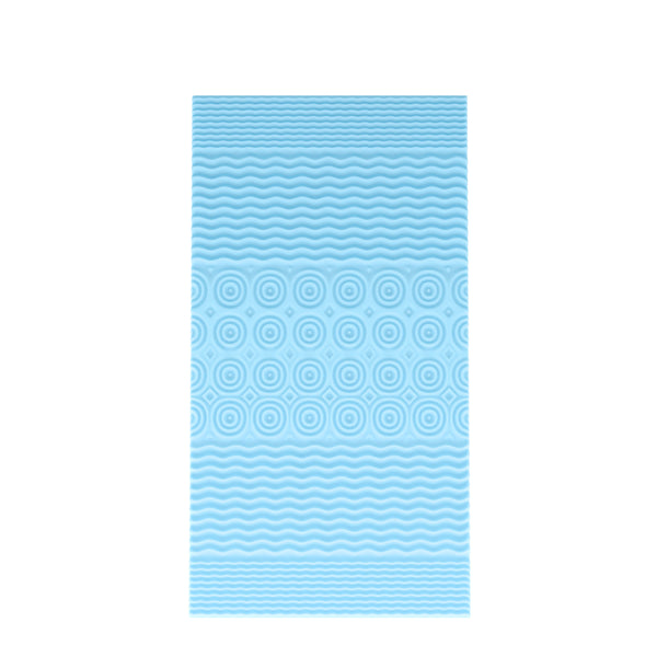 Twin XL |#| 2 Inch Cooling Gel Infused 5-Zone Memory Foam Mattress Topper - Twin XL
