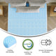 Queen |#| 2 Inch Cooling Gel Infused 5-Zone Memory Foam Mattress Topper - Queen
