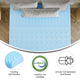 California King |#| 2 Inch Cooling Gel Infused 5-Zone Memory Foam Mattress Topper - California King