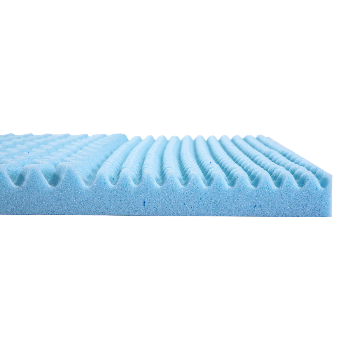 California King |#| 2 Inch Cooling Gel Infused 5-Zone Memory Foam Mattress Topper - California King