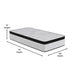 Twin |#| 12inch Hybrid Firm Pocket Spring Mattress, Twin Mattress in a Box-Premium Mattress