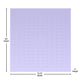 King |#| 3" Lavender Infused Memory Foam Mattress Topper with Ventilated Design - King