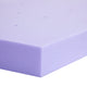 King |#| 3" Lavender Infused Memory Foam Mattress Topper with Ventilated Design - King