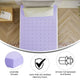 Twin |#| 3" Lavender Infused Memory Foam Mattress Topper with Ventilated Design - Twin