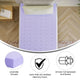 Twin XL |#| 3" Lavender Infused Memory Foam Mattress Topper with Ventilated Design - Twin XL