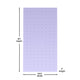Twin XL |#| 3" Lavender Infused Memory Foam Mattress Topper with Ventilated Design - Twin XL