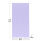 Twin |#| 3" Lavender Infused Memory Foam Mattress Topper with Ventilated Design - Twin