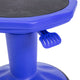 Blue |#| Kids Adjustable Height Active Learning Stool for Classroom and Home in Blue