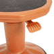 Orange |#| Kids Adjustable Height Active Learning Stool for Classroom and Home in Orange