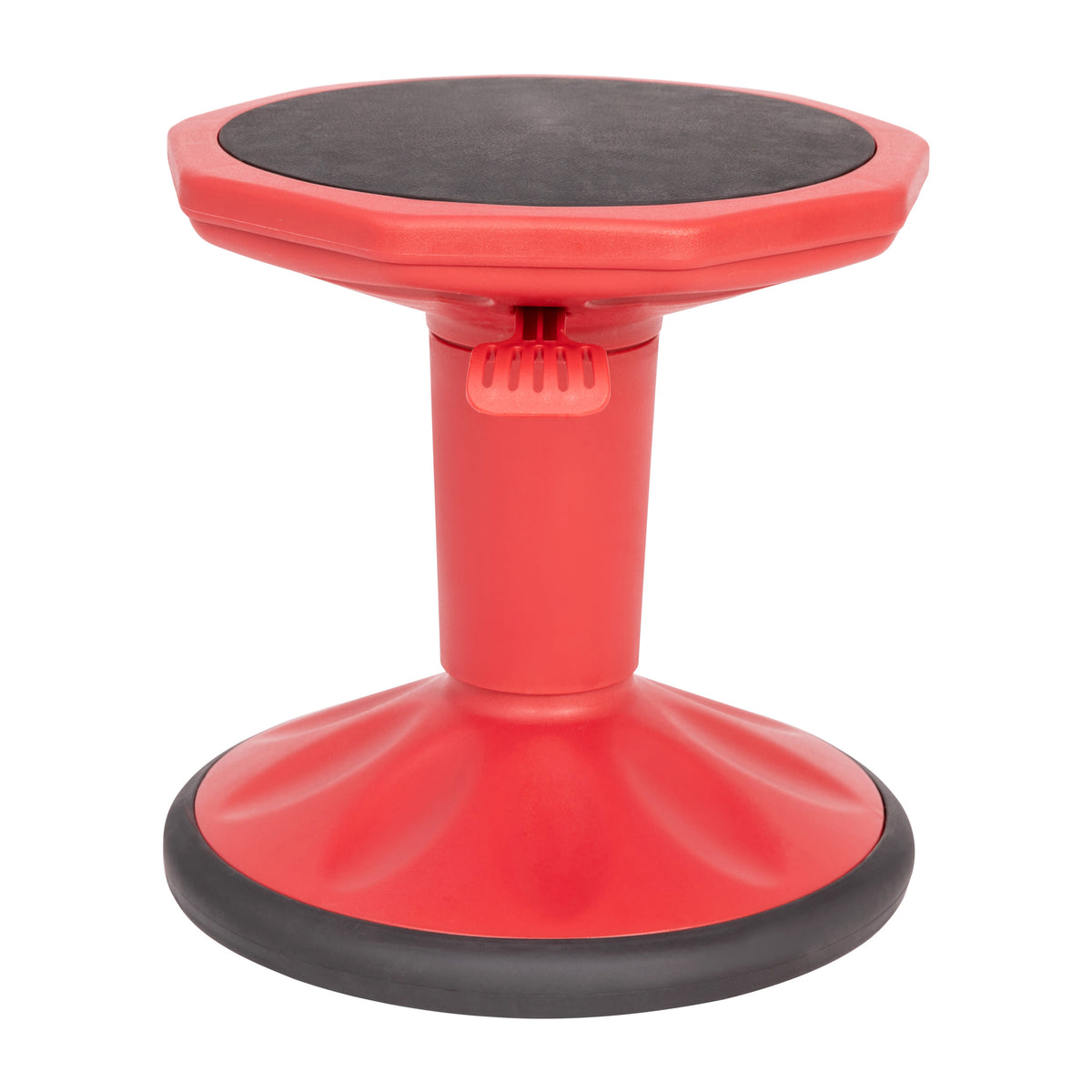 Red |#| Kids Adjustable Height Active Learning Stool for Classroom and Home in Red