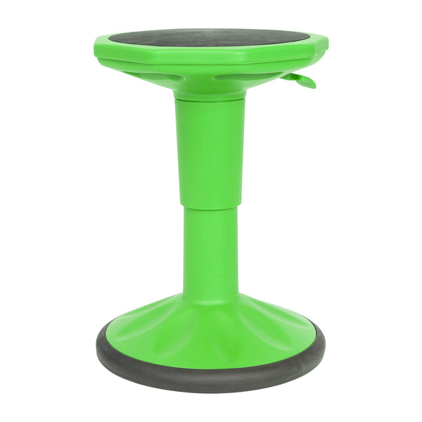 Green |#| Kids Adjustable Height Active Learning Stool for Classroom and Home in Green