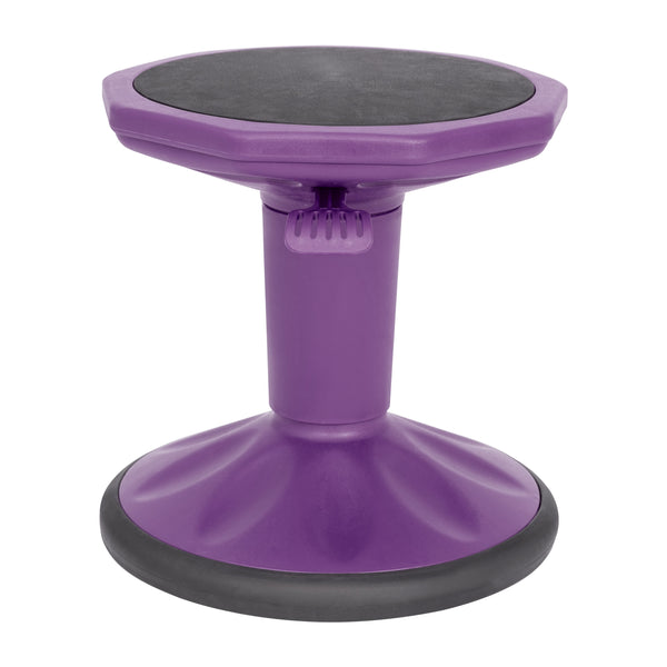 Purple |#| Kids Adjustable Height Active Learning Stool for Classroom and Home in Purple