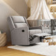 Light Gray |#| Manual Rocking Recliner Chair with 360° Swivel and Gliding Motion in Light Gray