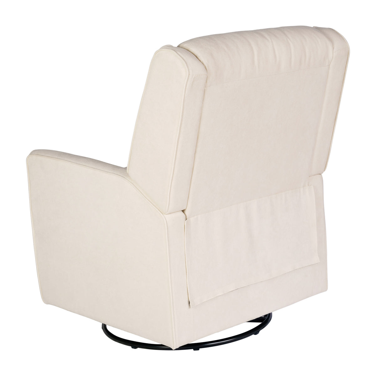 Cream |#| Manual Rocking Recliner Chair with 360° Swivel and Gliding Motion in Cream