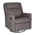 Cash Swivel Glider Rocker Recliner Chair, Manual 360 Degree Swivel Recliner Perfect for Living Room, Bedroom, or Nursery
