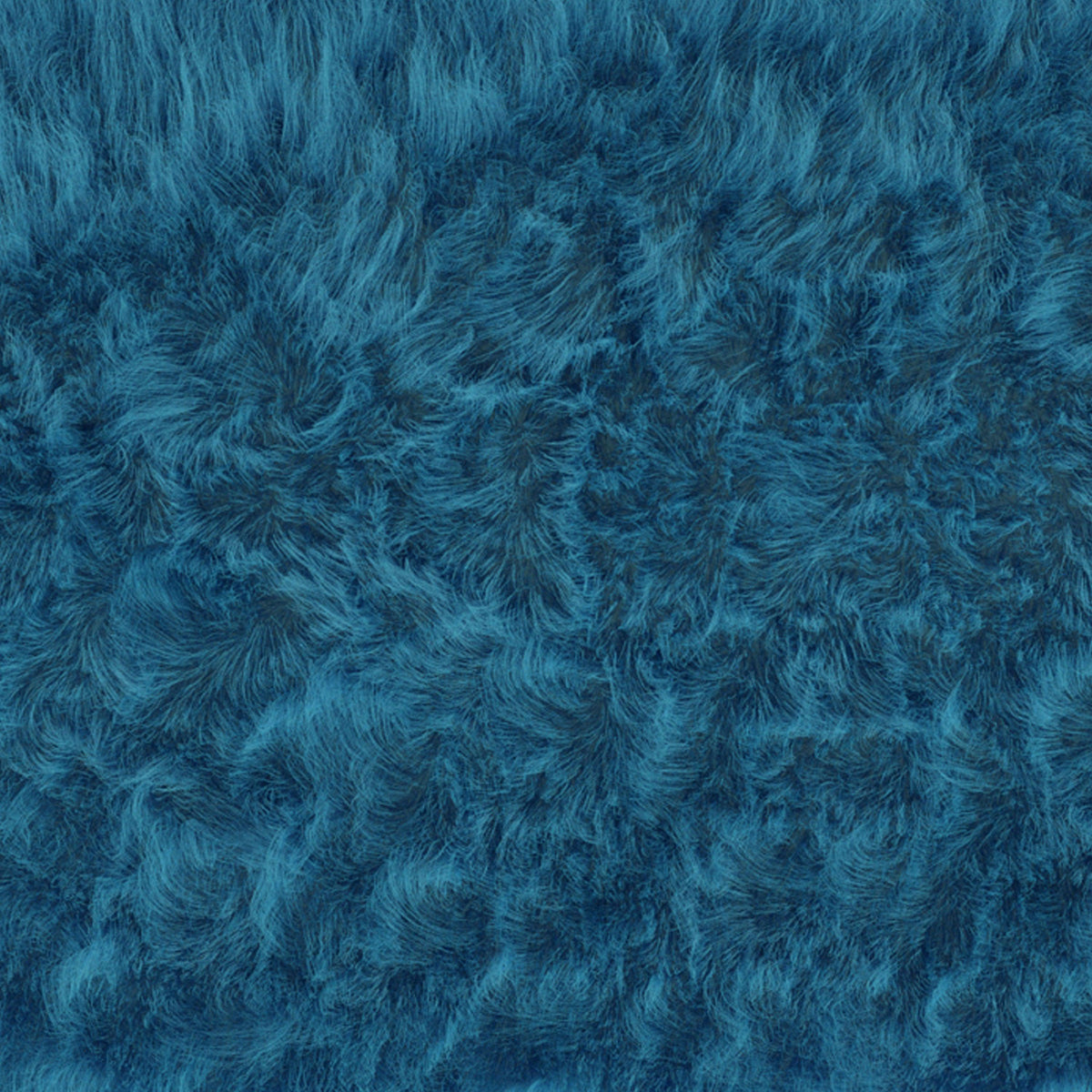 Turquoise,2' x 7' |#| Extra Soft & Fluffy Turquoise Faux Fur Round Indoor 2' x 7' Plush Area Rug