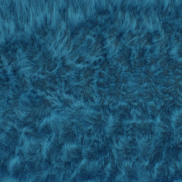 Turquoise,4' Round |#| Extra Soft & Fluffy Turquoise Faux Fur Round Indoor 4' x 4' Plush Area Rug