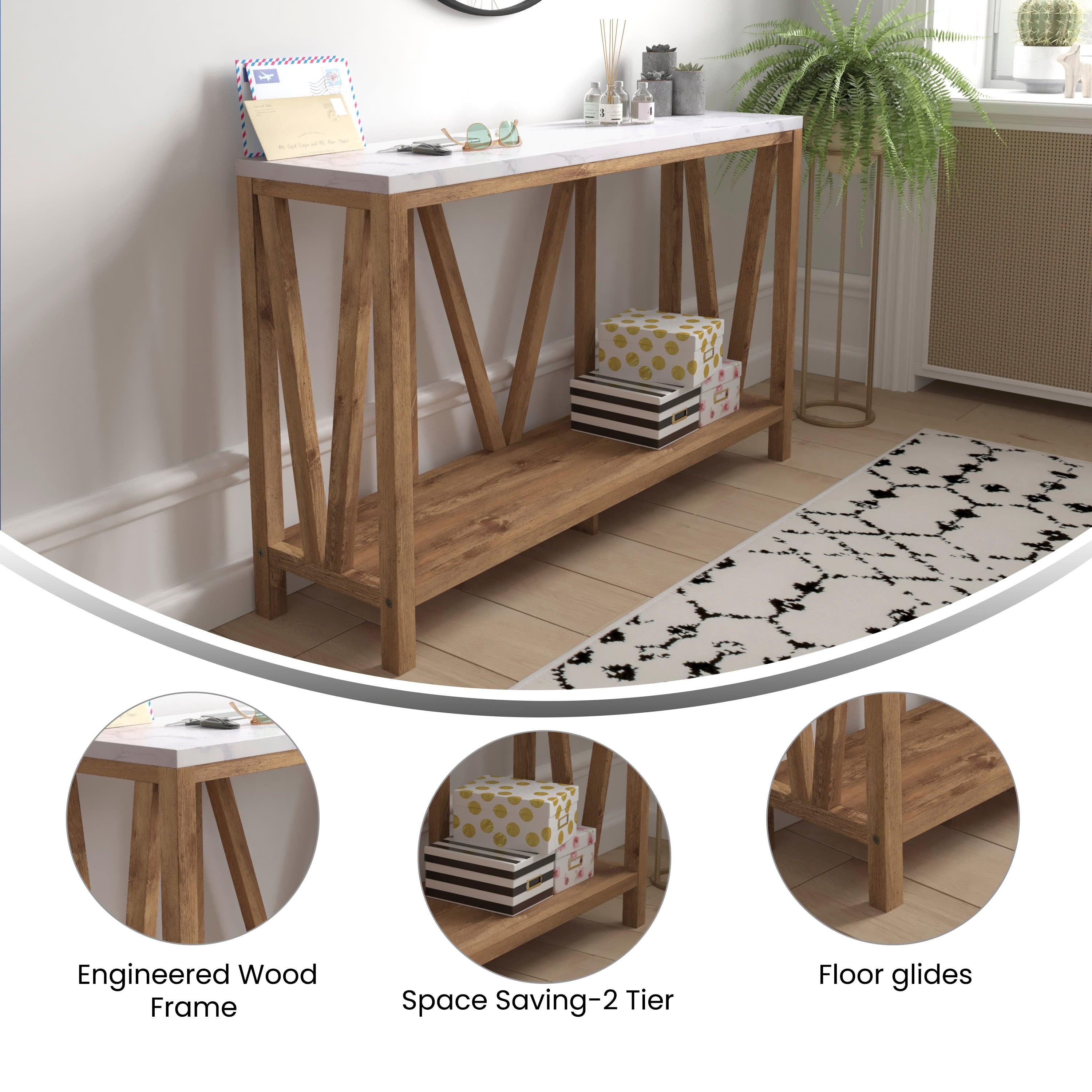 Rustic Entryway Table ZG 034 BizChair