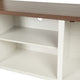 White |#| 59 Inch Barn Door TV Stand Fits up to 65" TV's-White Wash with Adjustable Shelf